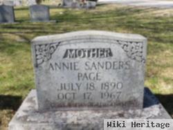 Annie Sanders Page