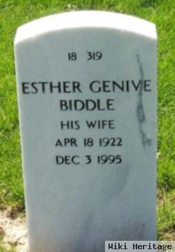 Esther Genive Mettee Biddle