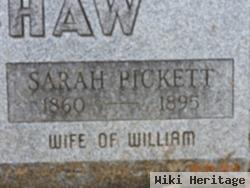 Sarah Ann Mariah Pickett Hinshaw