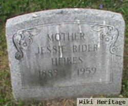 Jessie Rider Heikes