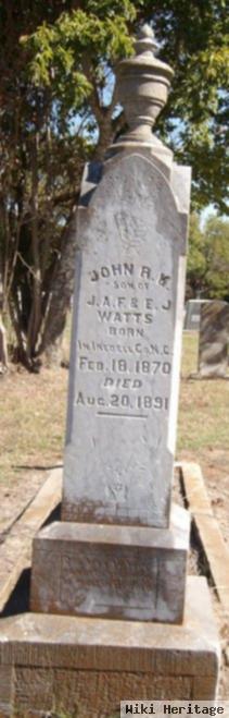 John R K Watts