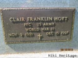 Pfc Clair Franklin Hoyt