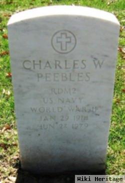 Charles W Peebles