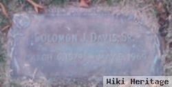 Solomon J Davis, Sr