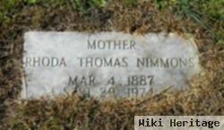 Martha Rhoda Thomas Nimmons