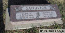 Julius O "sandy" Sandvick