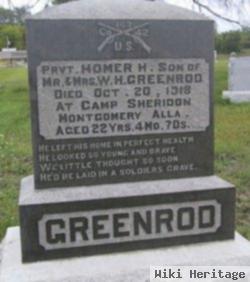 Pvt Homer H Greenrod