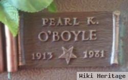 Pearl K. O'boyle