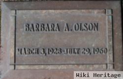 Barbara A Olson