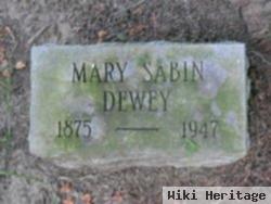 Mary Dewey Sabin