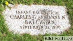 Infant Daughter Ballhorn