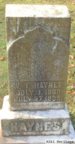 William T Haynes