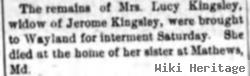 Lucy E. Kingsley