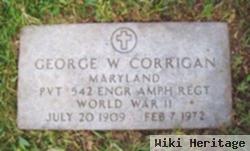 Pvt George W Corrigan