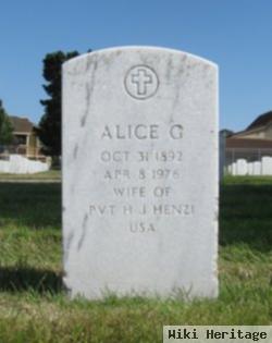 Alice G Henzi