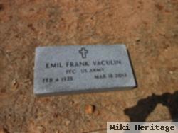 Emil Frank "chief" Vaculin