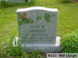 Julia M. Thomson