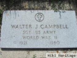 Walter J Campbell