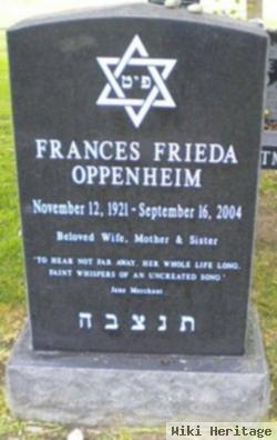 Frances Frieda Oppenheim