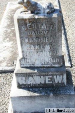 Berta I. Ranew