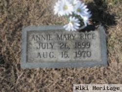 Annie Mary Vincent Rice