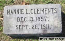 Nannie L Clements