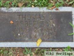 Thomas E Robertson