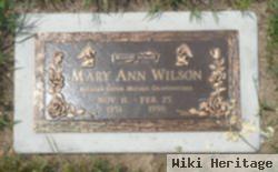 Mary Ann Wilson