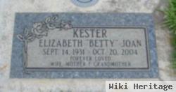 Elizabeth Joan "betty" Menke Kester