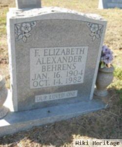 Fannie Elizabeth Kolb Behrens