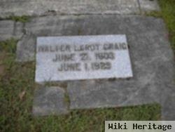 Walter Leroy Craig