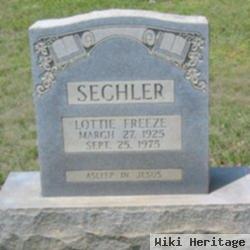 Pearle "lottie" Freeze Sechler