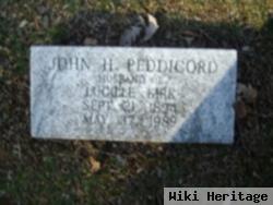 John H Peddicord