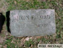 John Francis "frank" Ford