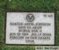 Harold Arvid Johnson