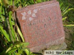 Matilda J Erb Callahan