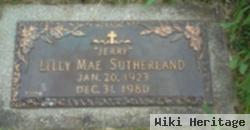 Lilly Mae "jerry" Sutherland