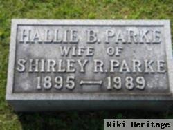 Hallie B. Parke Parke