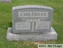 Nannie B. Edwards Childress