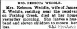 Mrs Margarette Rebecca "rebecca" Connor Weddle