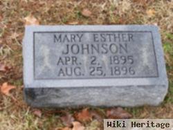 Mary Esther Johnson