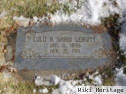 Lulu Bell Shaw Leavitt