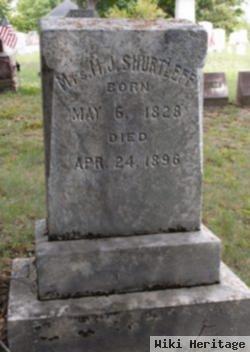 Mrs M. J. Shurtleff