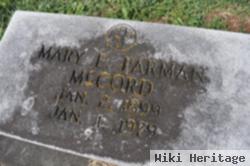 Mary E Parman Mccord