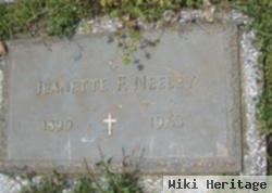 Jeanette F Neeley