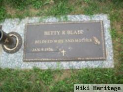 Mrs Betty R. Blair