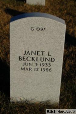 Janet Leota Menzies Becklund