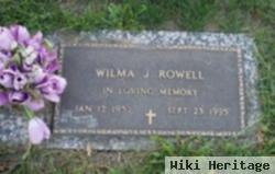 Wilma J Rowell