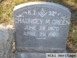 Chauncey M Green