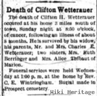 Clifton Henry Wetterauer